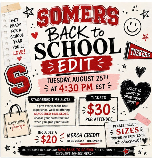 4:30 pm!! Create Your Own Merch :: Back to School Edit