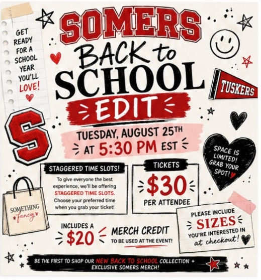 5:30 pm!! Create Your Own Merch :: Back to School Edit