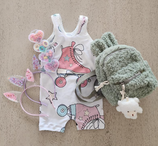 Roller Skate Tumble Romper