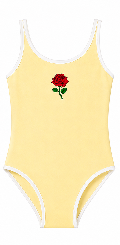 Pale Yellow swimsuit