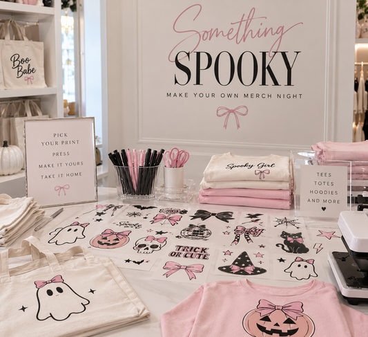 Something Spooky: Make Your Own Merch Night- October 5th