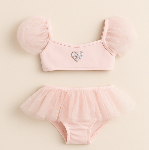 Pink princess bikini swimsuit