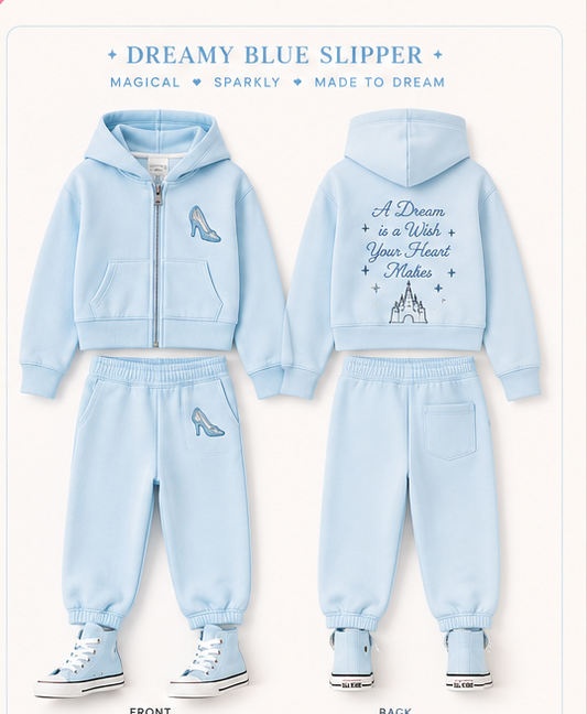 Pale Blue Travel Set