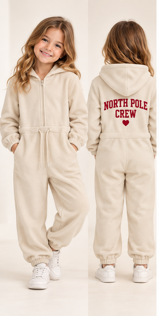 Cream North Pole romper