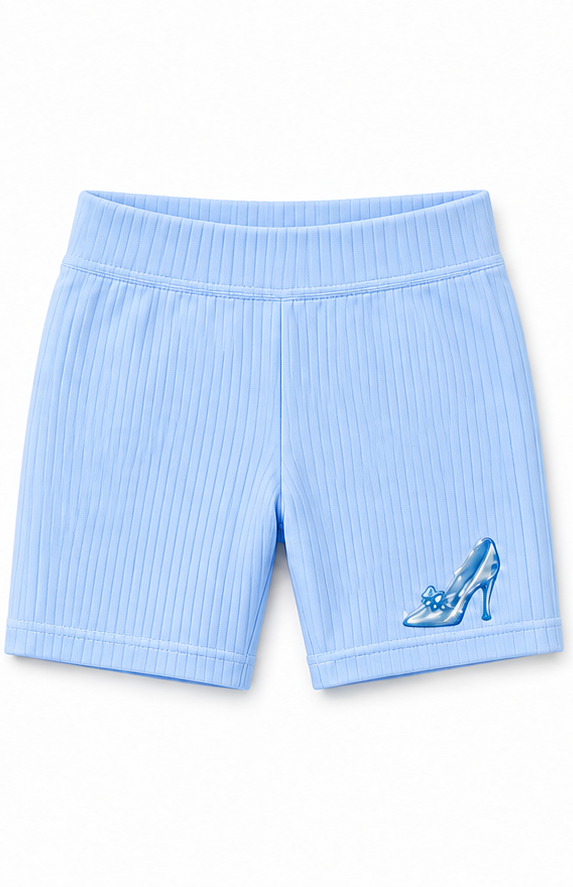 Pale Blue bike shorts