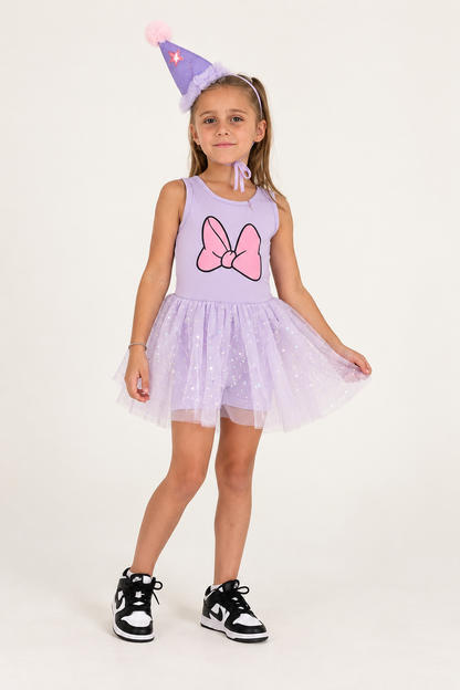 Purple Fancy Athletic Romper
